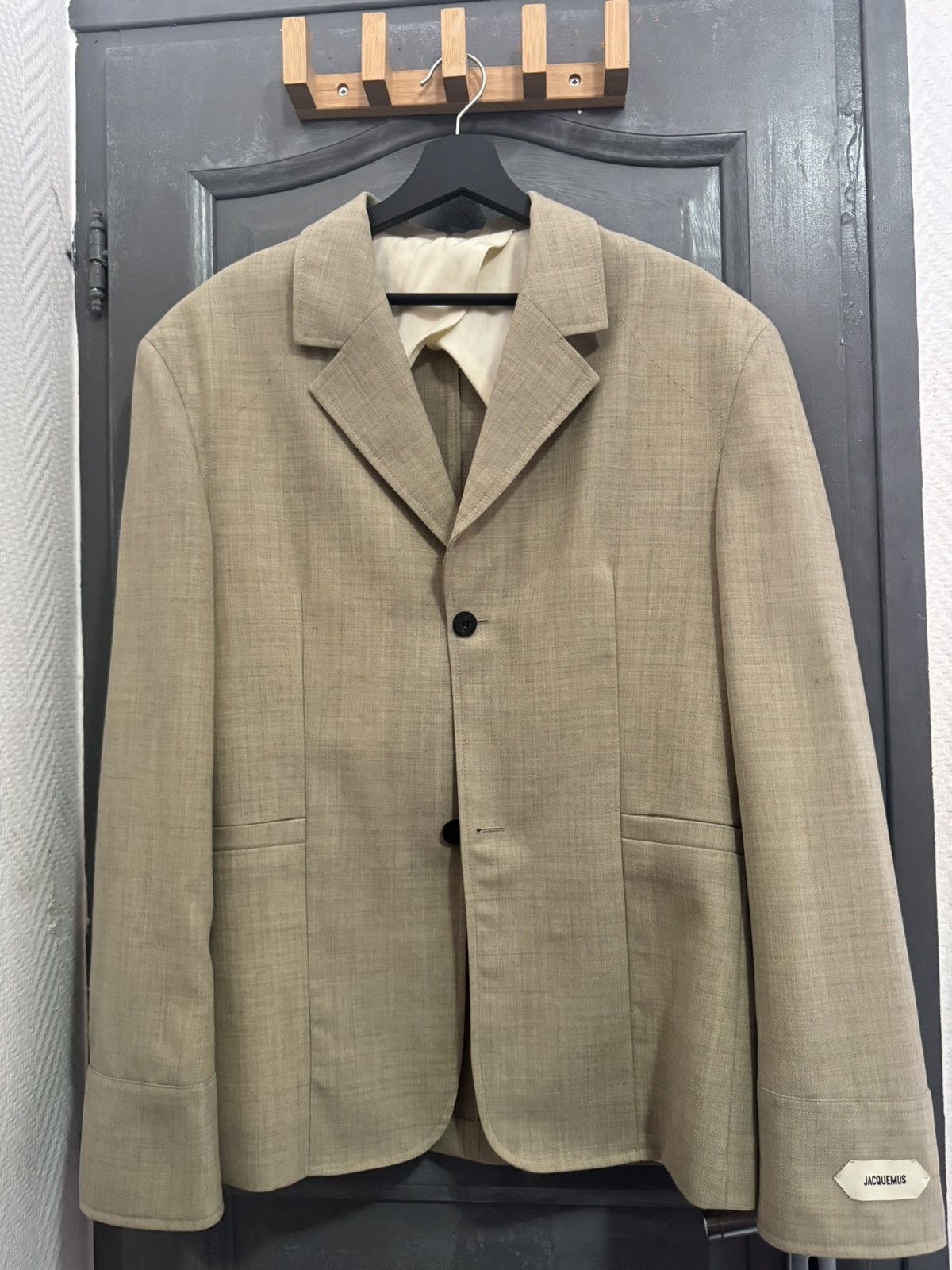 Jacquemus Canvas Blazer Size 48R - 3 Thumbnail