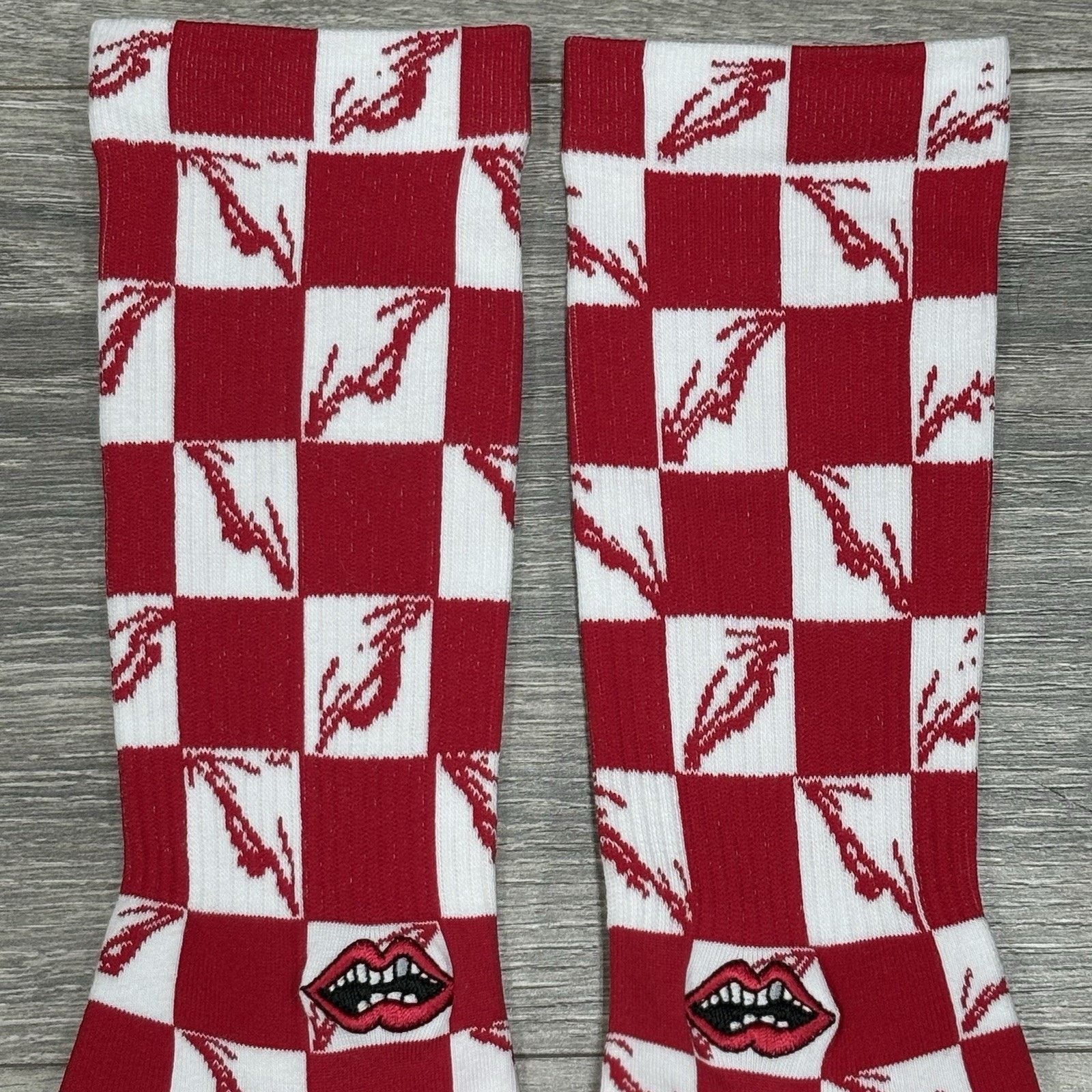 Chrome Hearts Chrome Hearts Matty Boy 99 Eye Socks ' Red ' | NEW! Size ONE SIZE - 6 Thumbnail
