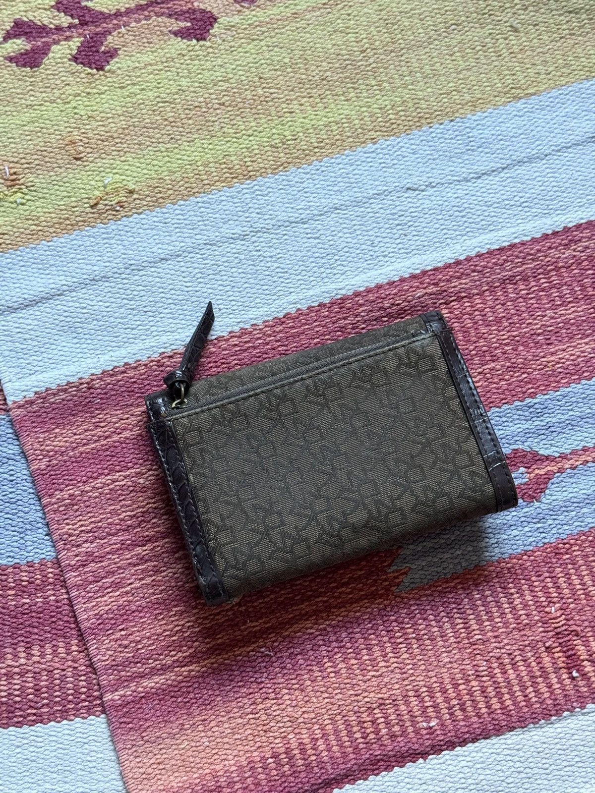 DKNY Vintage 90’s DKNY y2k Monogram Leather Wallet Size ONE SIZE - 3 Thumbnail