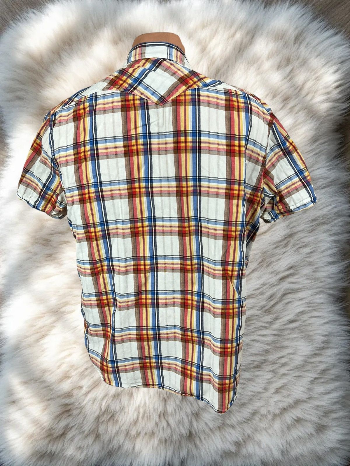 Lee Lee short sleeve checked shirt size L regular fit Size US L / EU 52-54 / 3 - 3 Thumbnail