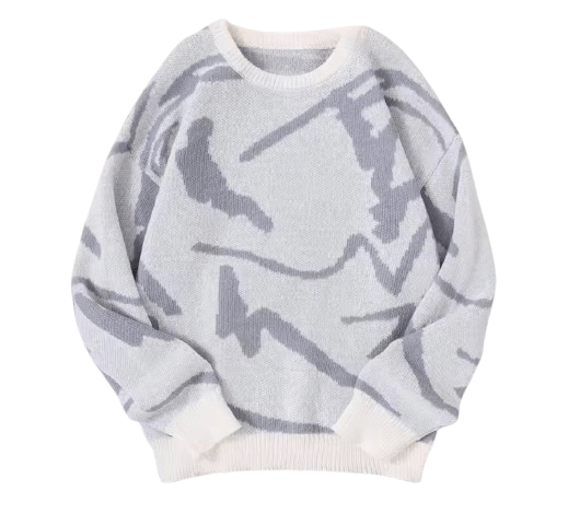 Other Streetwear Popular Graffiti Sweater Jacquard Knitwear Size US M / EU 48-50 / 2 - 1 Thumbnail