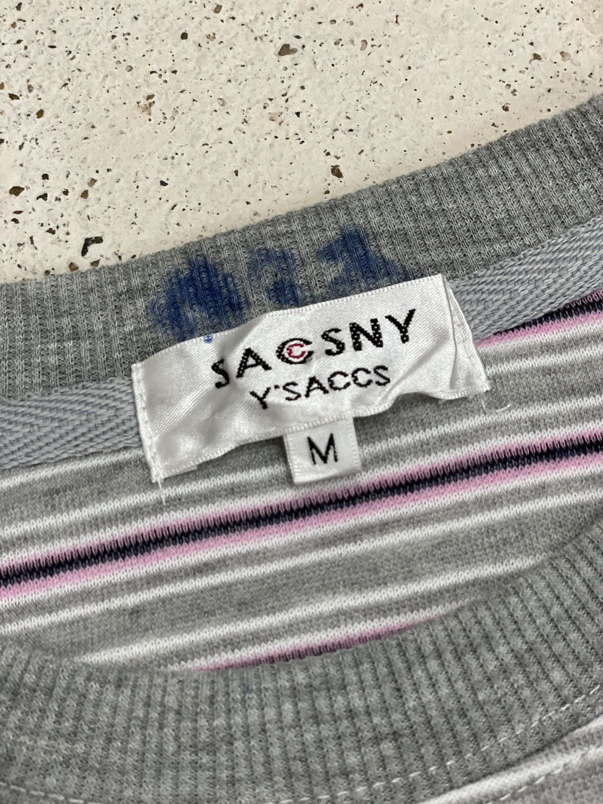 Designer Y’saccs Sacsny Yohji Yamamoto Stripe Colorway Sweatshirt Size US M / EU 48-50 / 2 - 15 Thumbnail