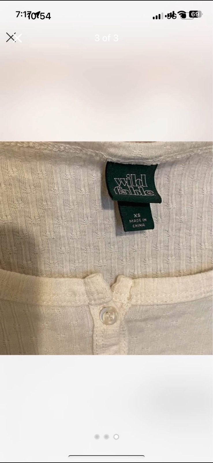 Other White Brandy Melville dupe ribbed crop top Size XS / US 0-2 / IT 36-38 - 3 Thumbnail