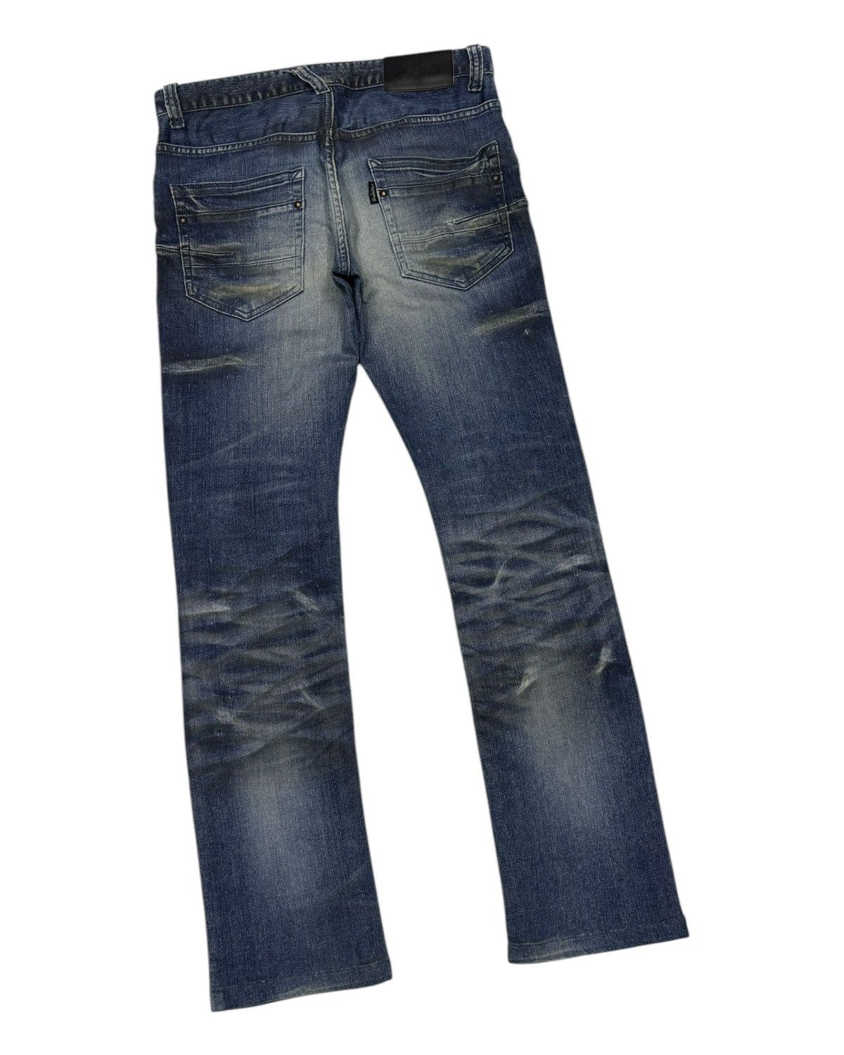 If Six Was Nine × Japanese Brand × Tornado Mart 🔥Skinny Tornado Mart Distressed Denim Size US 32 / EU 48 - 4 Thumbnail