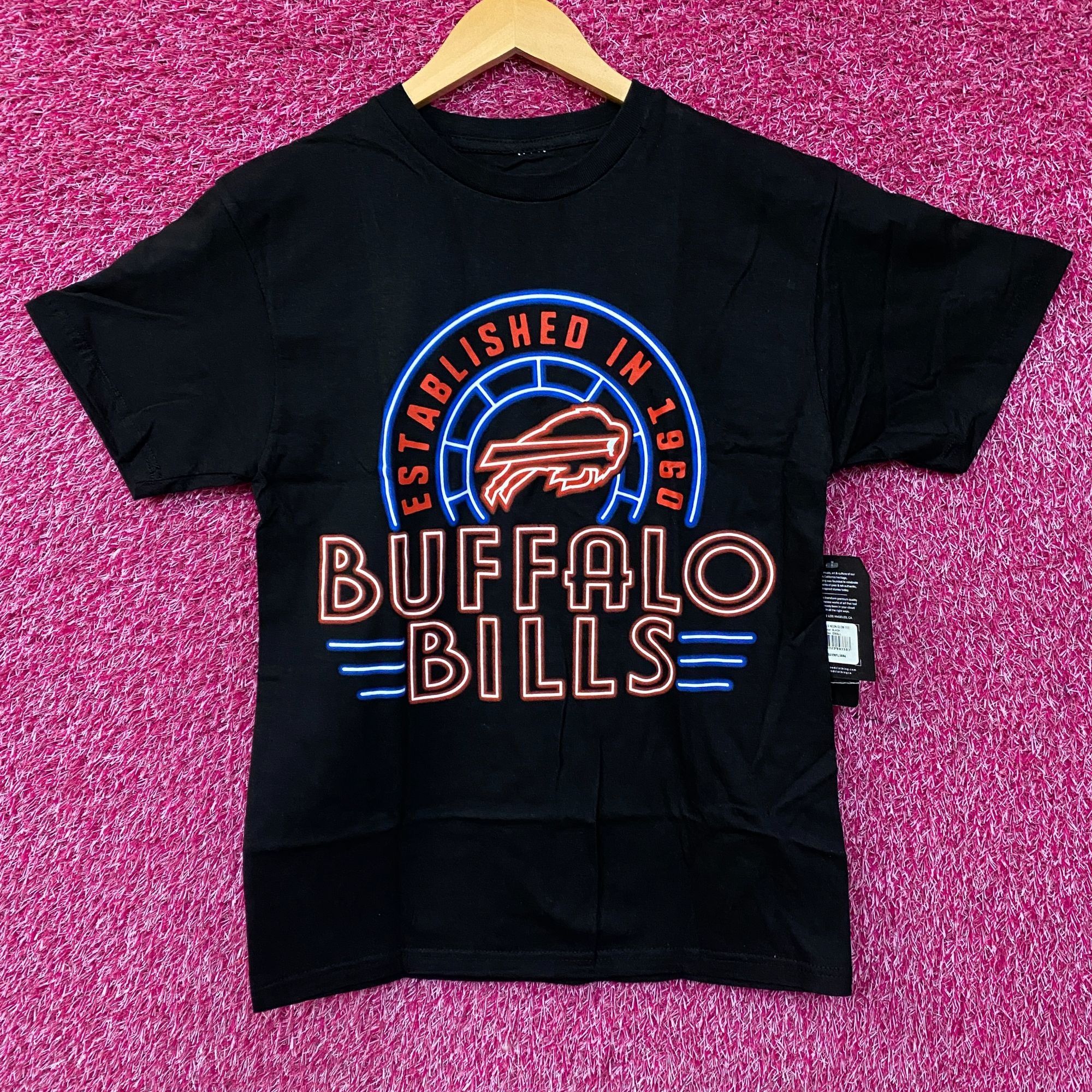 Junk Food Junk Food Clothing NFL Buffalo Bills Neon Style Logo Graphic Size US S / EU 44-46 / 1 - 1 Thumbnail