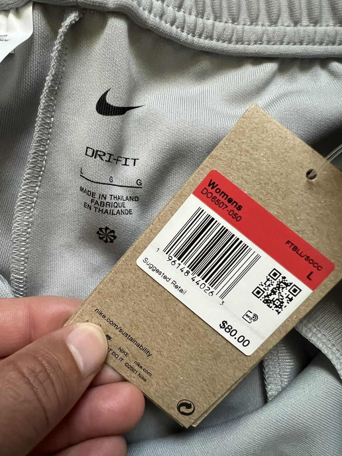Nike Nike Dri-Fit USWNT Soccer Team USA Jogger Pants Gray Size 27" / US 4 / IT 40 - 2 Thumbnail