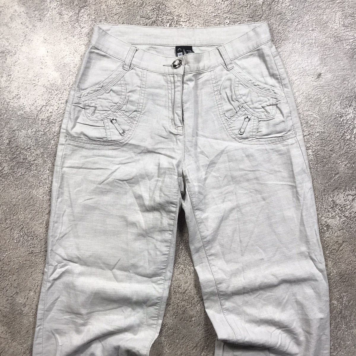 Vintage Vintage 90s Y2K Baggy Flared Pants Skate Streetwear Logo 28 Size 28" / US 6 / IT 42 - 3 Thumbnail