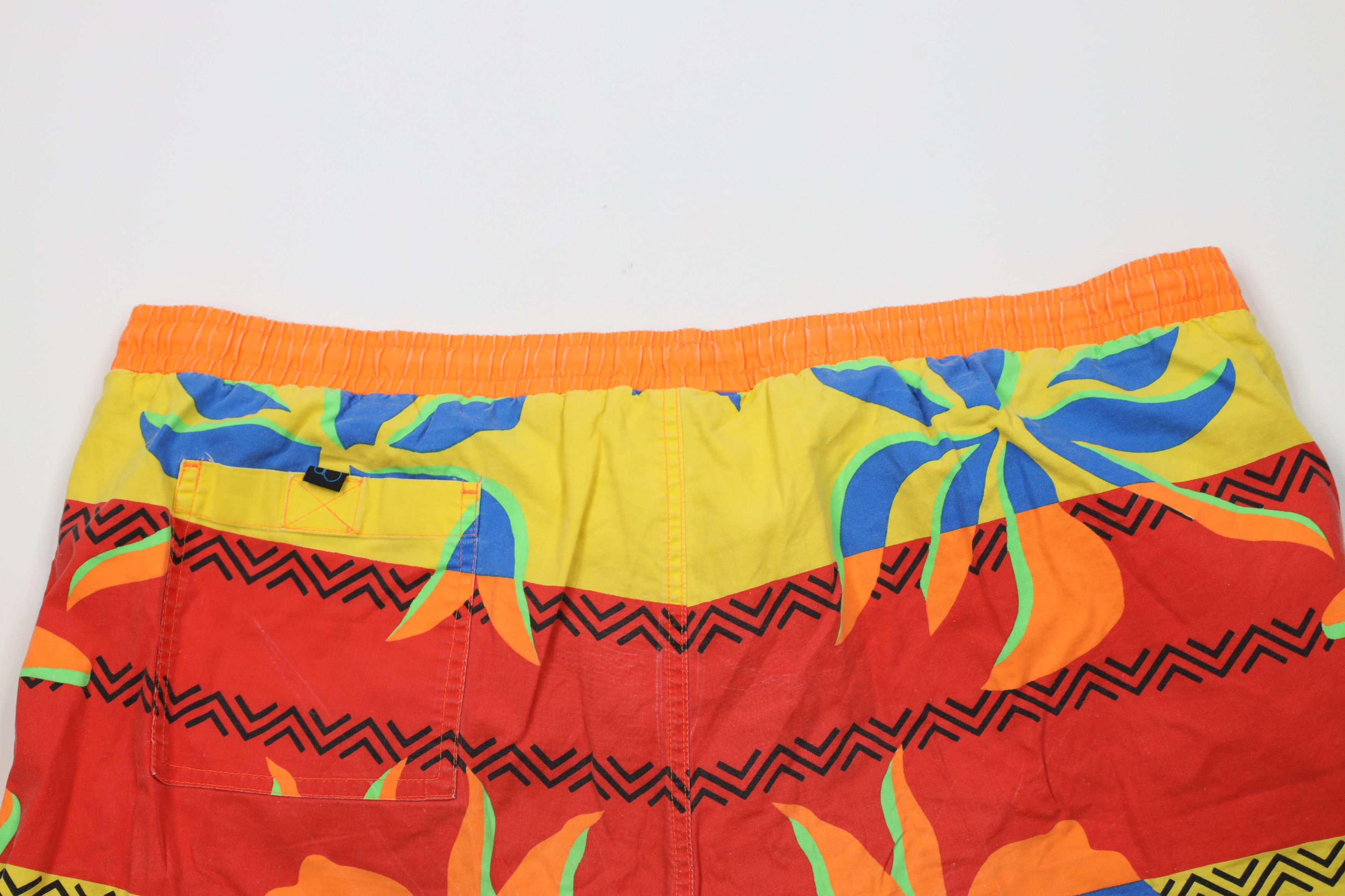 Ocean Pacific Vintage 90s Ocean Pacific Kahlina Abstract Surf Shorts Size US 38 / EU 54 - 13 Thumbnail