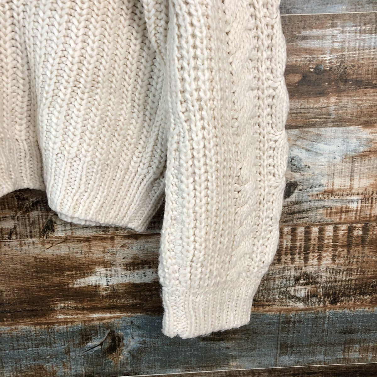 Global Work × Homespun Knitwear Global Work Brown Cardigan Knitwear #A2183 Size M / US 6-8 / IT 42-44 - 15 Thumbnail