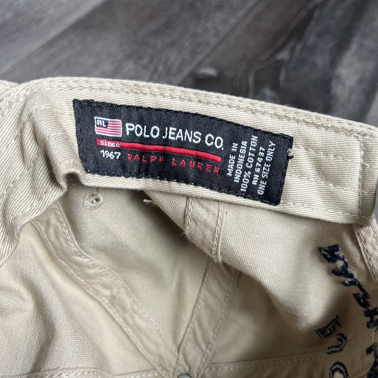 Polo Ralph Lauren Vintage 2000s Polo Ralph Lauren Jeans Company Flag Logo Hat Size ONE SIZE - 6 Thumbnail