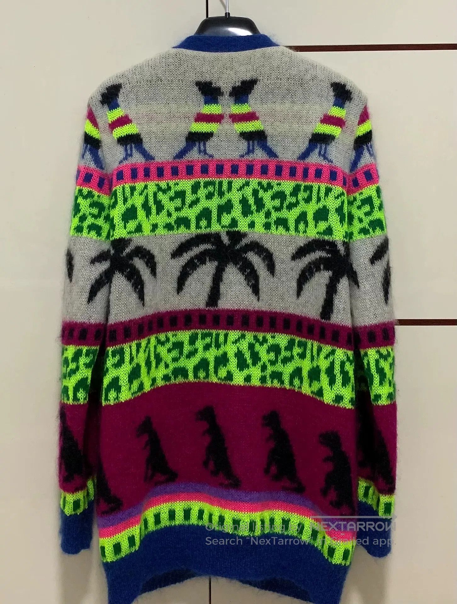 Saint Laurent Paris Saint Laurent Colorful Cardigan Knit Sweater. Size XS / US 0-2 / IT 36-38 - 2 Thumbnail