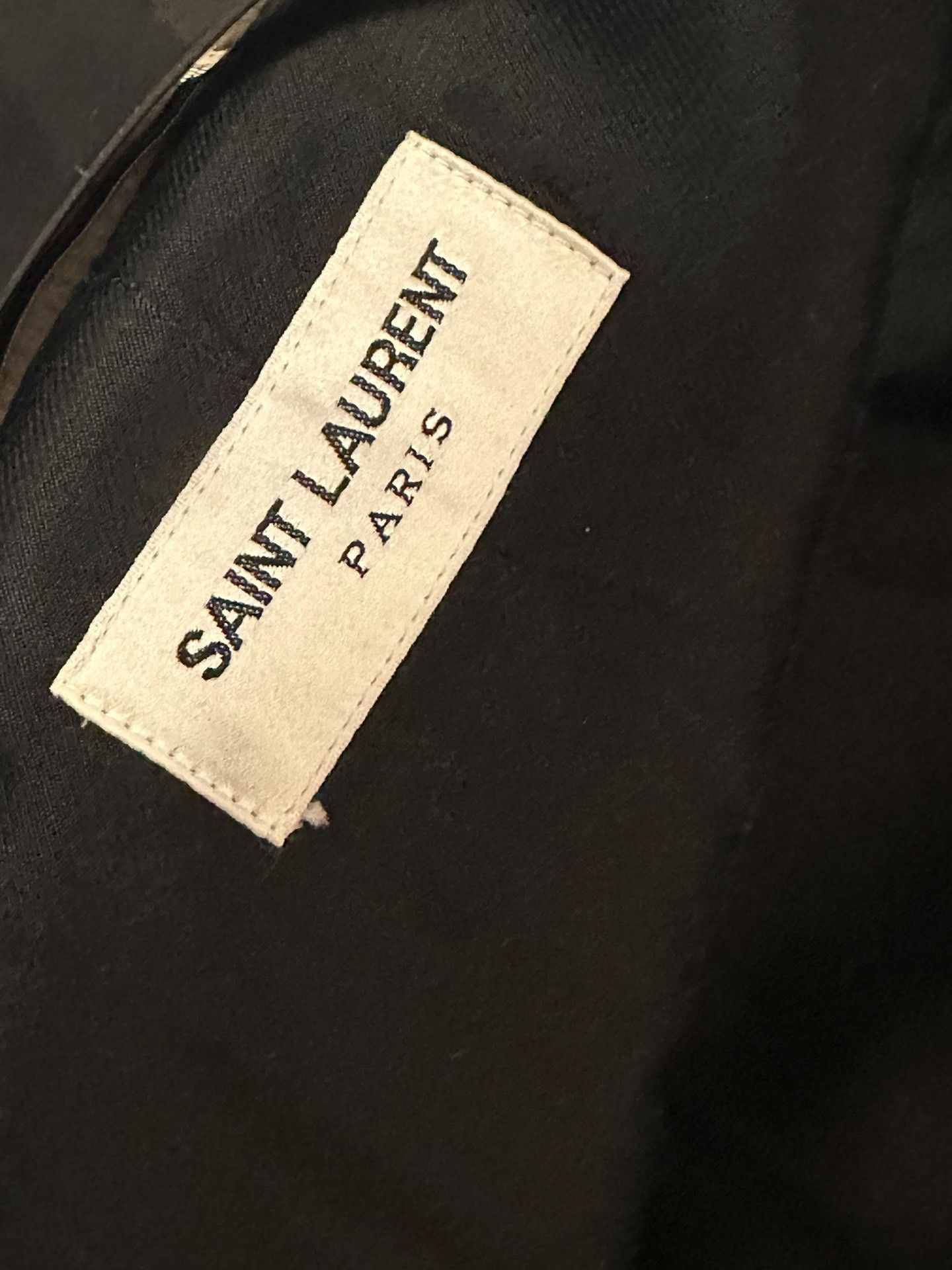 Saint Laurent Paris Saint laurent White baseball jacket 2501-Nextarrow Size US S / EU 44-46 / 1 - 4 Thumbnail