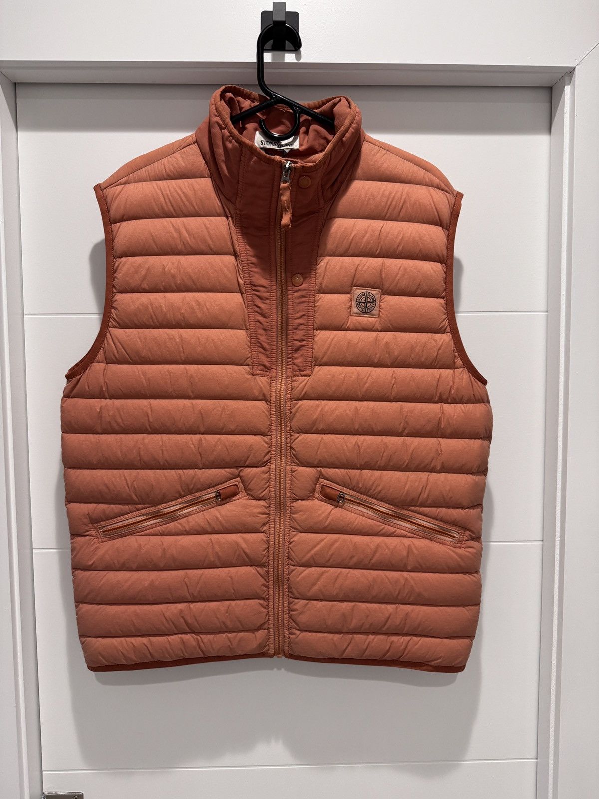 Stone Island Stone Island Nylon Patch Orange Puffer Vest Down Size XL Size US XL / EU 56 / 4 - 1 Thumbnail