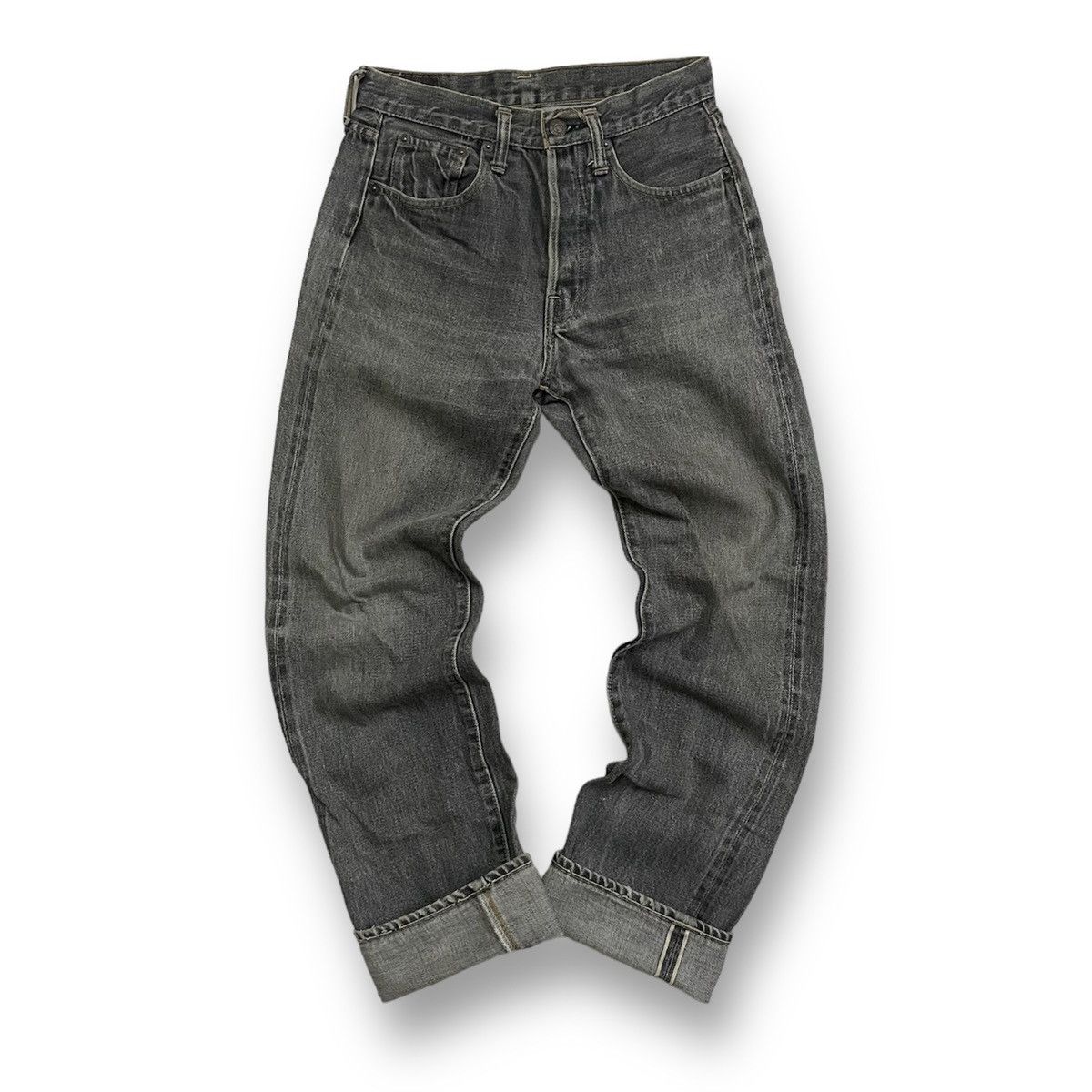 Denime Vintage 90’s Big E Denime Selvedge Jeans “black” Hard to fin Size US 28 / EU 44 - 1 Thumbnail