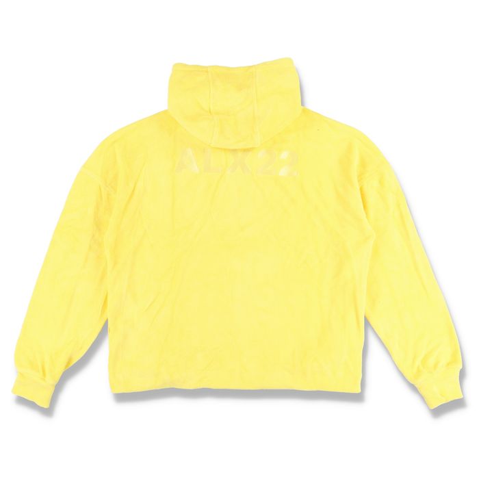 1017 ALYX 9SM Yellow ALX22 Towelling Logo Half-Zip Hoodie | Grailed