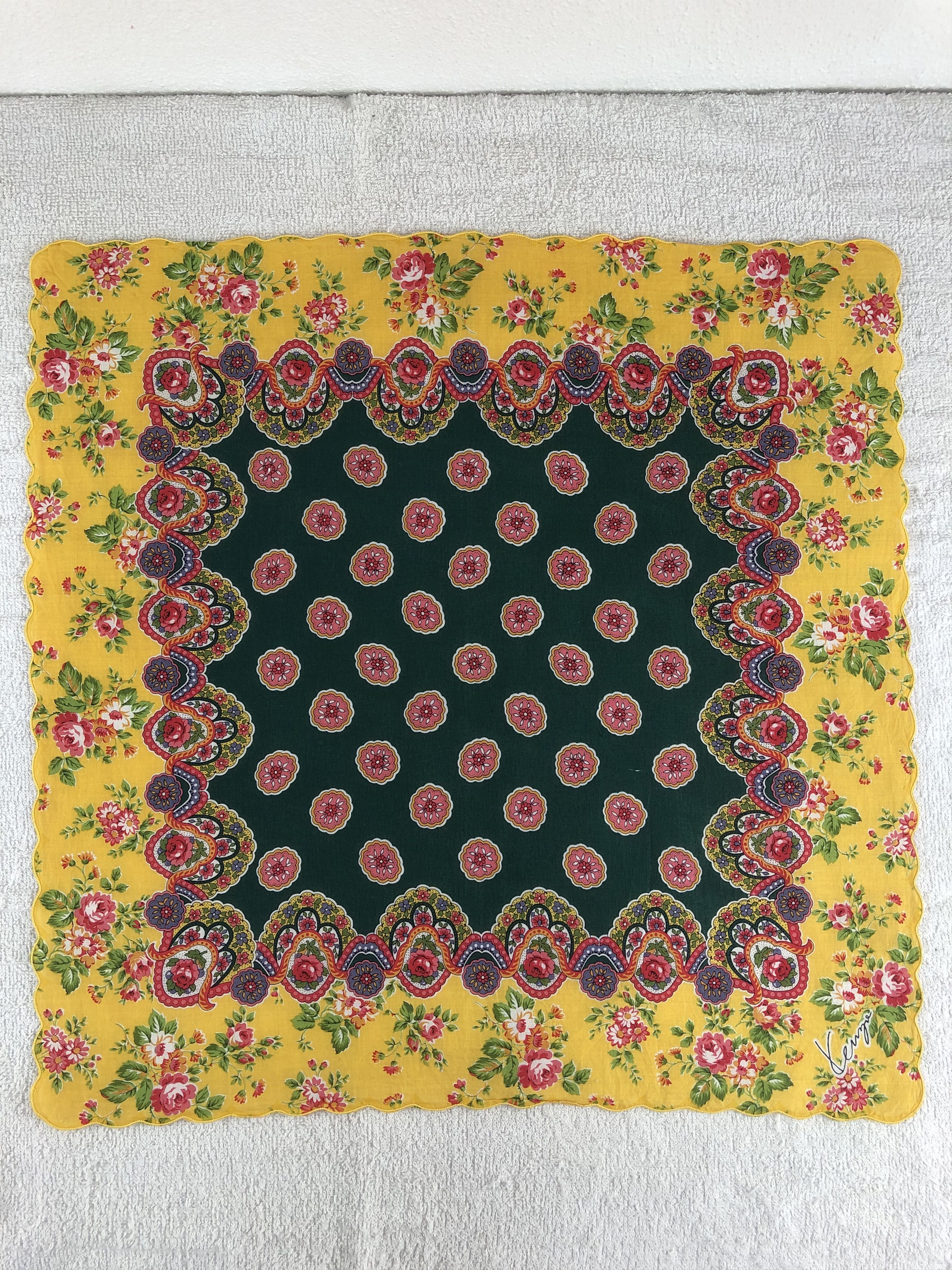 Kenzo Kenzo Paislee Handkerchief / Bandana / Neckerchief C102 Size ONE SIZE - 3 Thumbnail