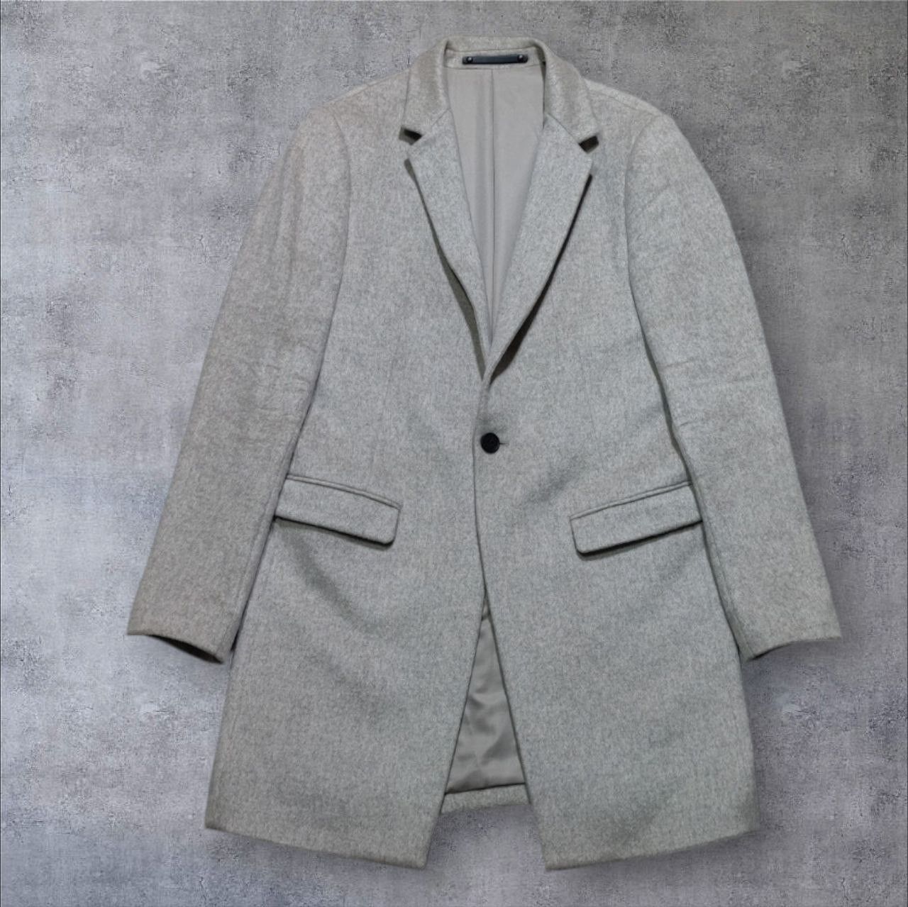 Allsaints Allsaints Men's Manor Wool Coat Size 38 Size US M / EU 48-50 / 2 - 2 Thumbnail