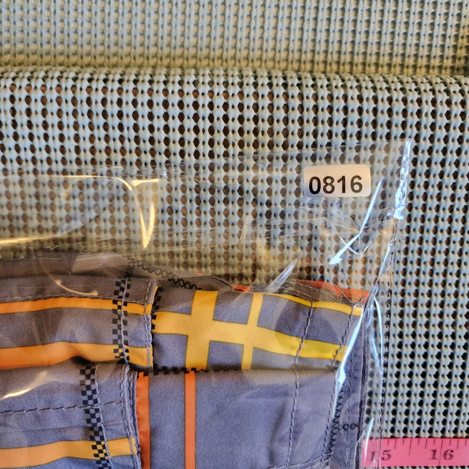 Ocean Pacific Ocean Pacific Men's 2XL Plaid Board Shorts Orange Gray Size US 44 / EU 60 - 3 Thumbnail