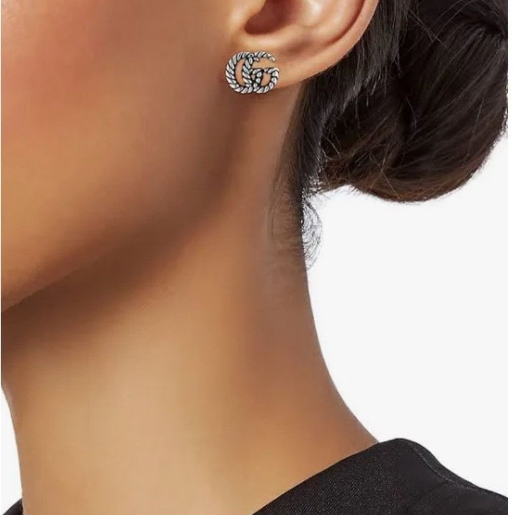 Gucci GG Marmont Sterling Silver Earrings