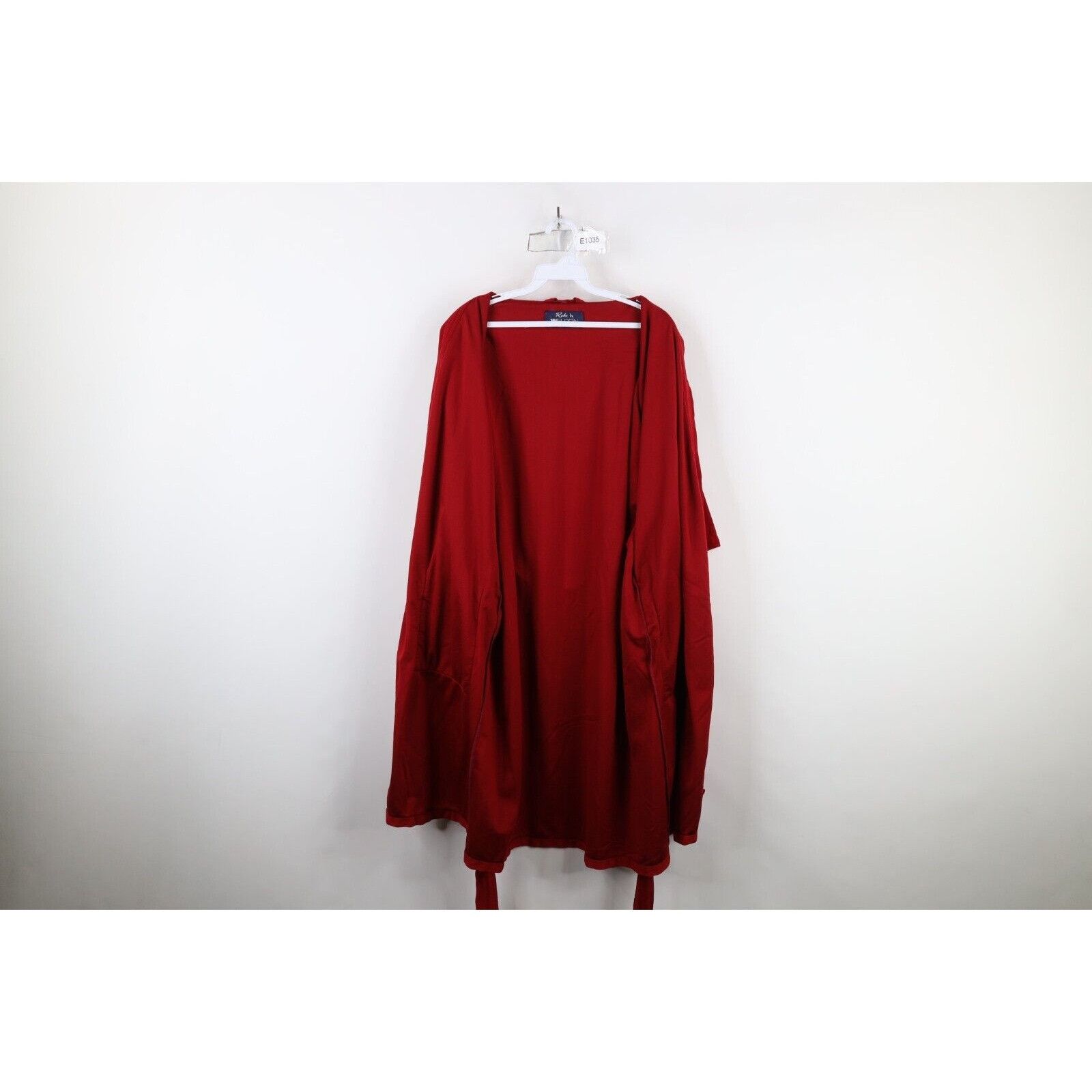 Vintage Vintage 70s Streetwear aded Blank Belted Velour Bath Robe Size US L / EU 52-54 / 3 - 9 Thumbnail