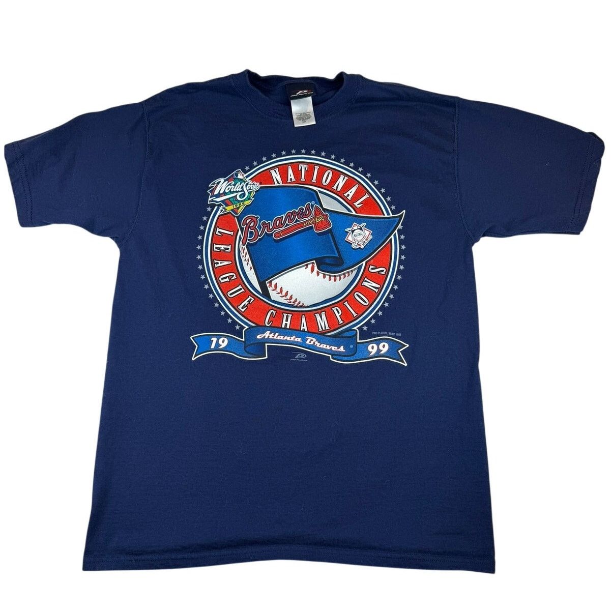 Other Pro Player Atlanta Braves 1999 NL Champions Tee Size L Size US L / EU 52-54 / 3 - 1 Thumbnail