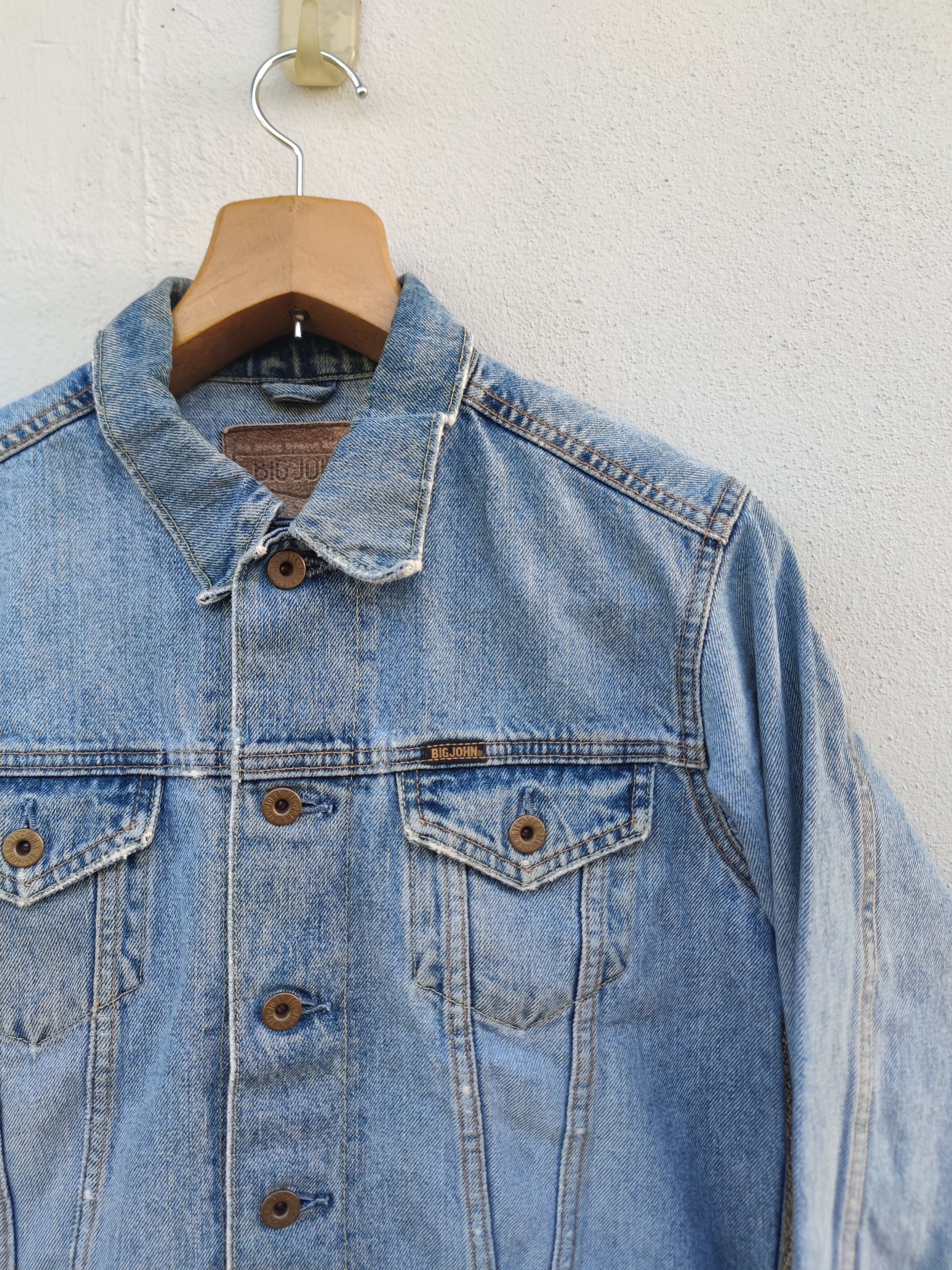 Big John Vintage BIG JOHN Selvedge Denim Jacket Size US M / EU 48-50 / 2 - 2 Thumbnail