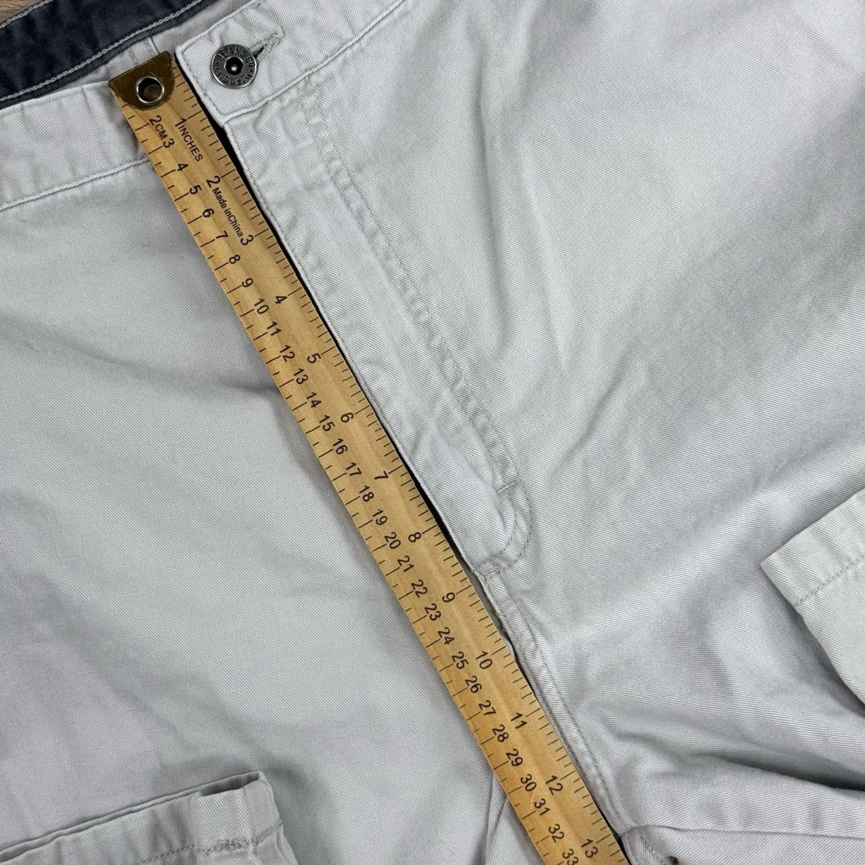 Wrangler Wrangler Cargo Pants Mens Beige Khaki Straight Leg Workwear 40x30 (No Tag) Size US 40 / EU 56 - 4 Thumbnail