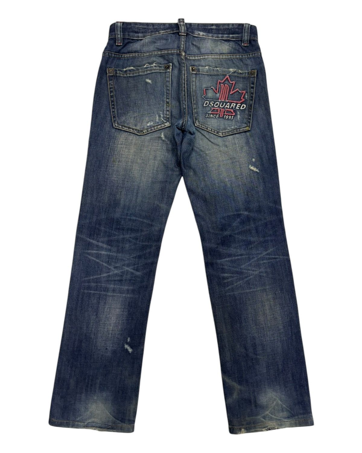 Dsquared2 🔥DSQUARED2 TRIBAL CROWN DISTRESSED DENIM JEANS Size US 30 / EU 46 - 7 Thumbnail