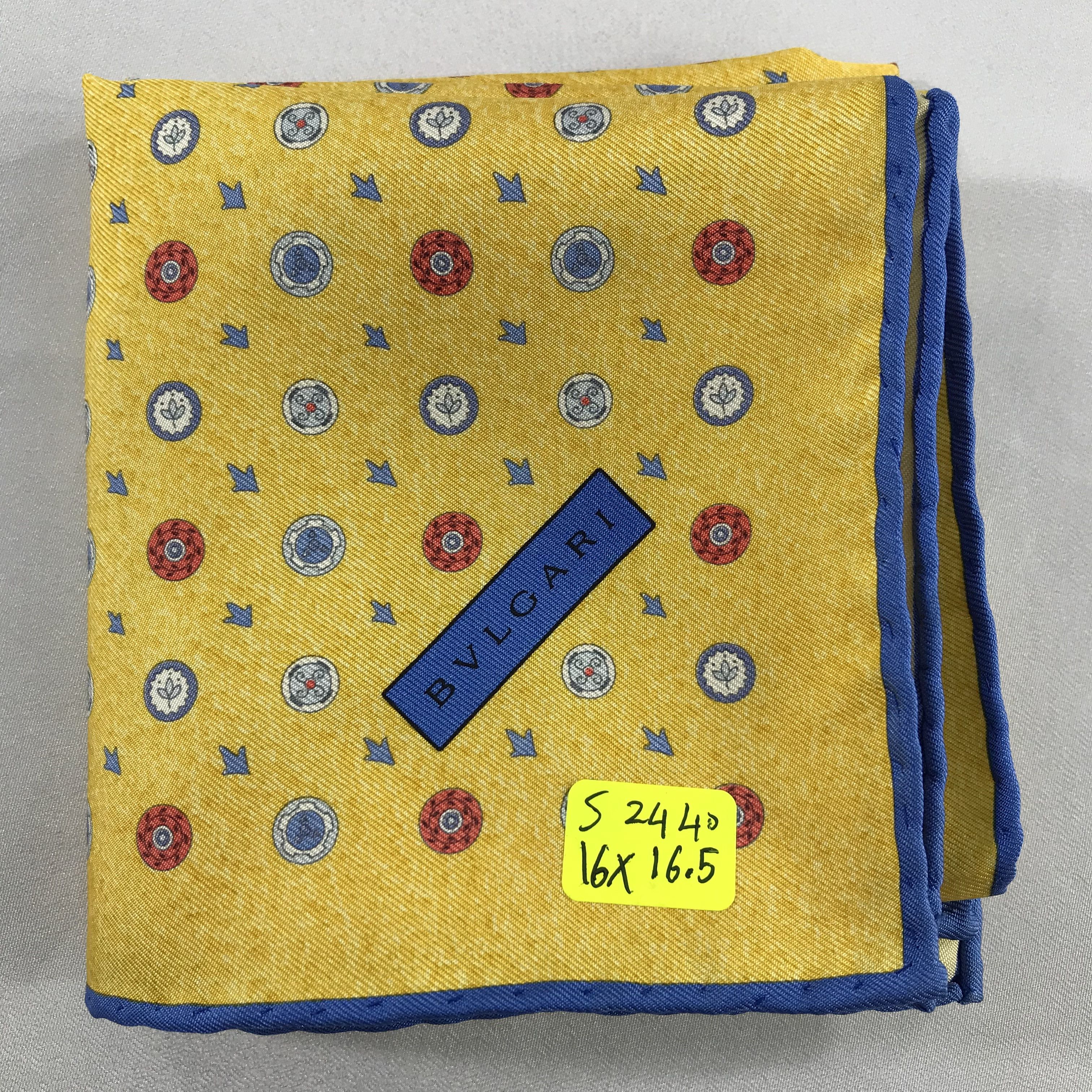 Bvlgari × Vintage Bvlgari Bandana / Handkerchief / Neckerchief - S2440 Size ONE SIZE - 6 Thumbnail