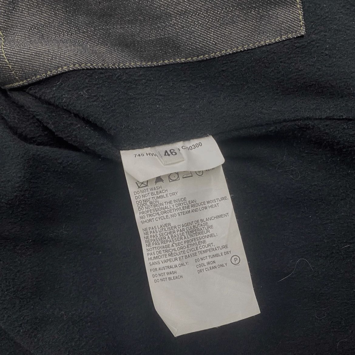 Helmut Lang Sz 46 Helmut Lang 98SS Extra Layer Classic Denim Jacket-250 Size US S / EU 44-46 / 1 - 5 Thumbnail