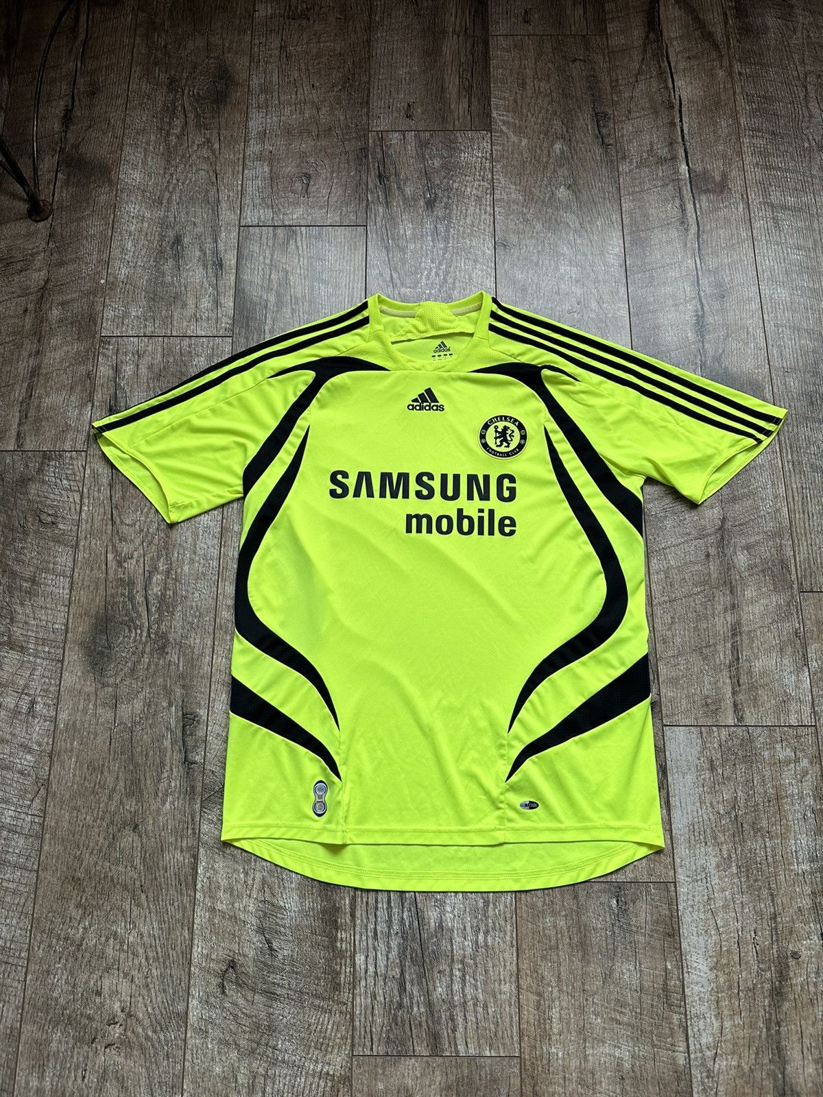Adidas 2007/08 Adidas Chelsea FC Third Kit Football Jersey Size US L / EU 52-54 / 3 - 1 Thumbnail