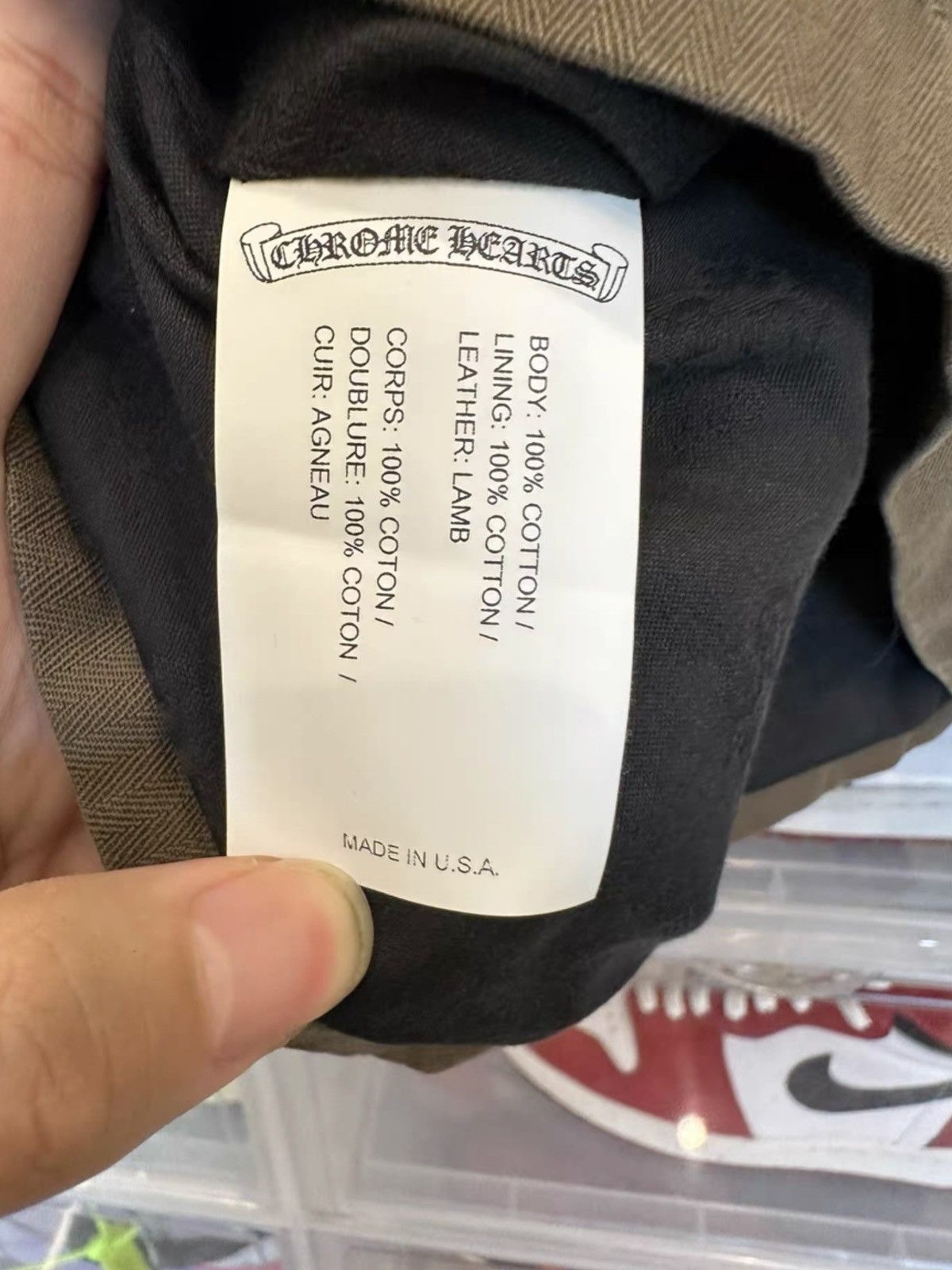 Chrome Hearts Chrome hearts cross leather patch jacket Size US XXL / EU 58 / 5 - 7 Thumbnail
