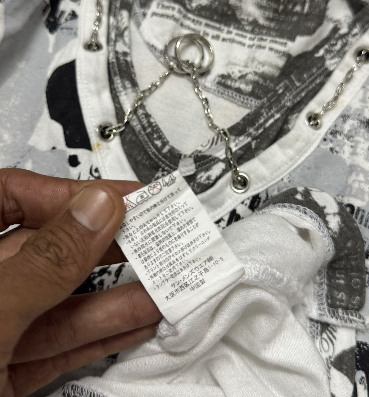 Japanese Brand Punk Design by WILD LIFE Long Sleeve Shirt Size US M / EU 48-50 / 2 - 11 Thumbnail