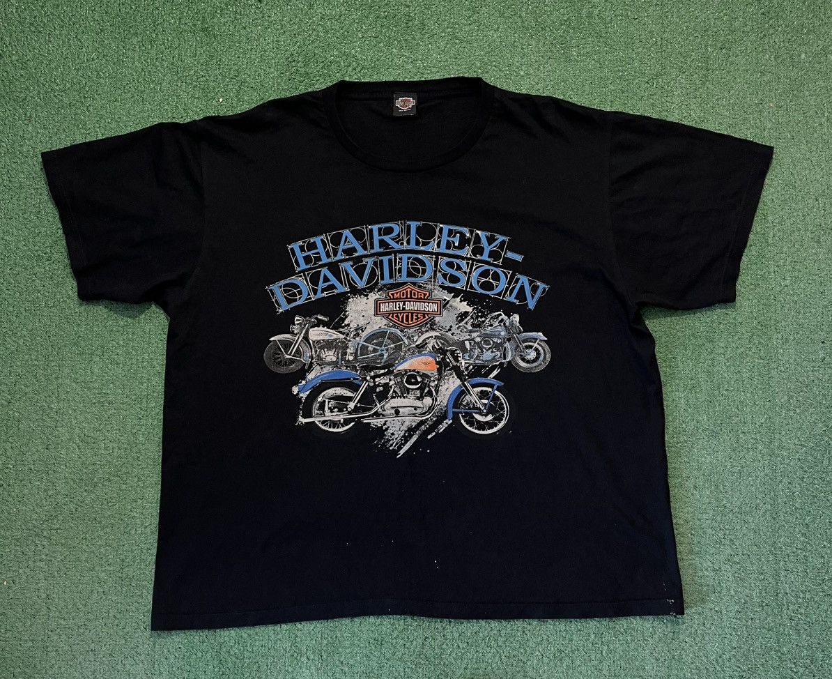 Harley Davidson Harley Davidson Tee Vintage 90s Size US XXL / EU 58 / 5 - 1 Thumbnail