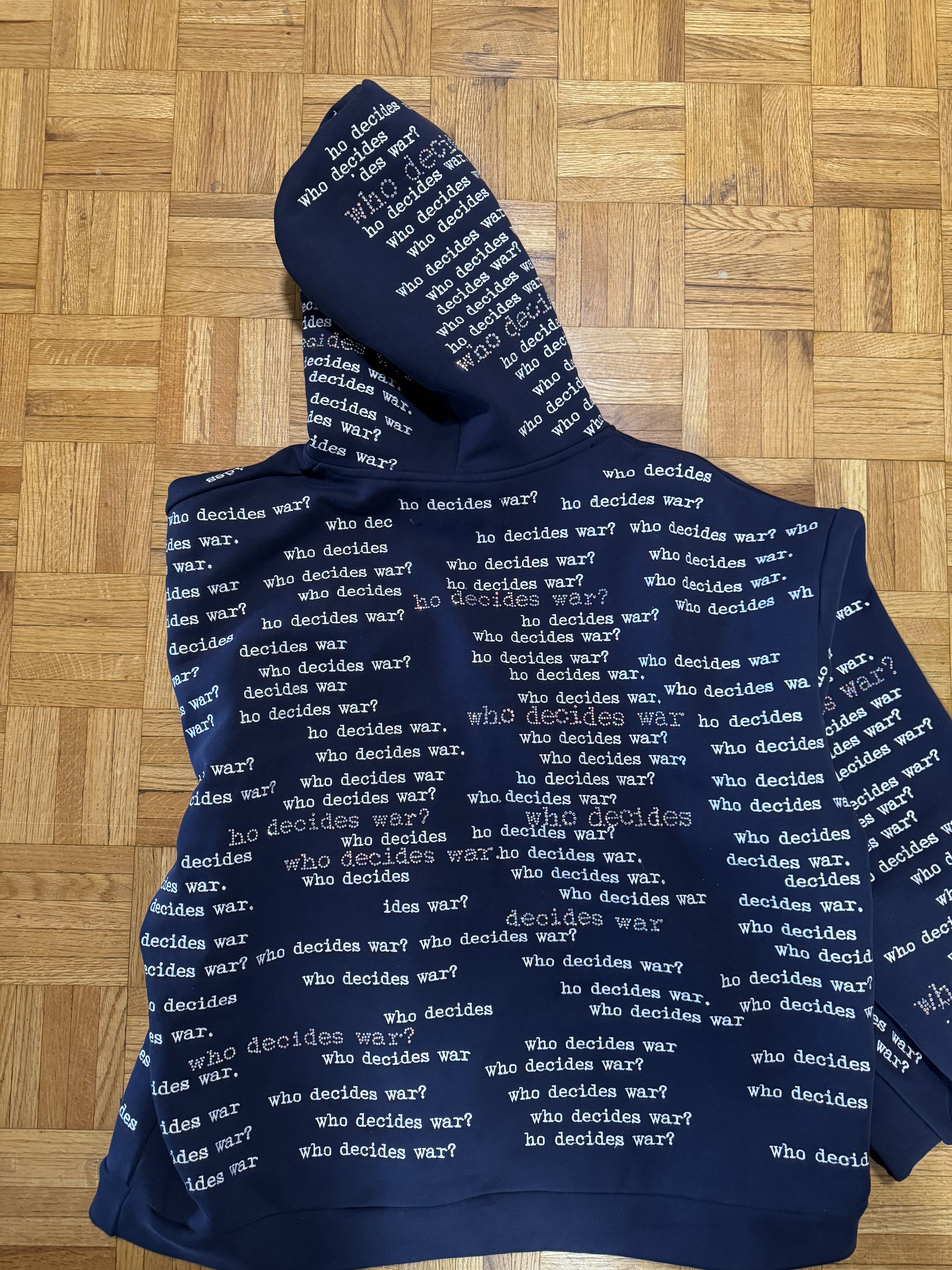 Who Decides War Rhinestone Hoodie Size US L / EU 52-54 / 3 - 2 Thumbnail