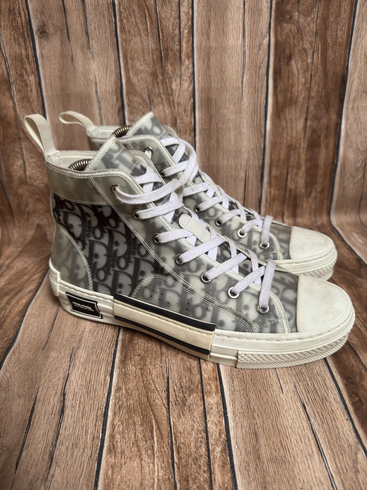 Dior b23 Oblique trainers black/white Size US 7.5 / EU 40-41 - 2 Thumbnail