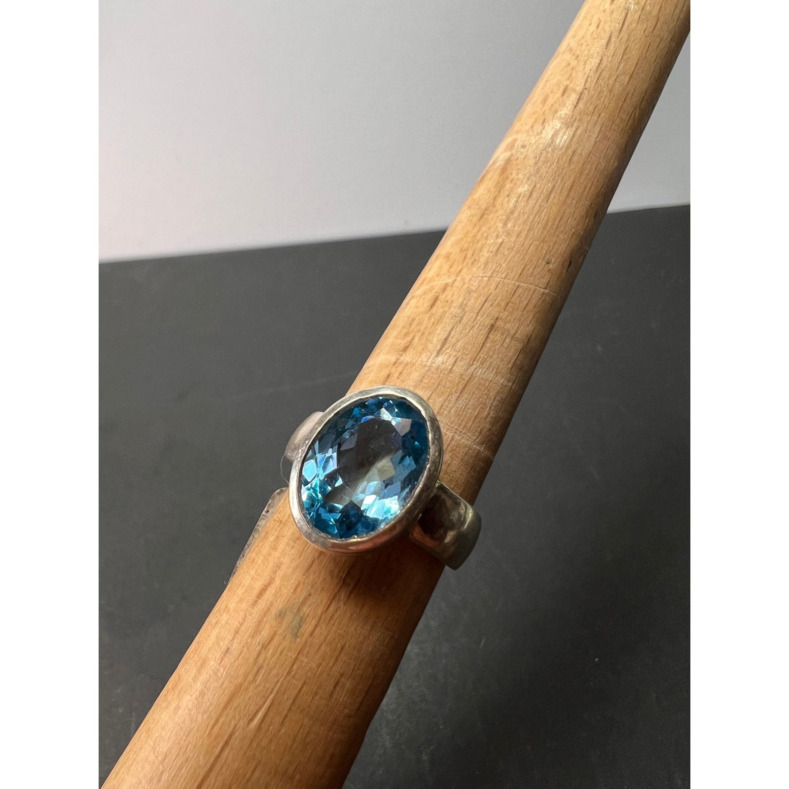 Other NEW Swiss blue topaz 925 ring size 8.5 / 6.64 grams Size ONE SIZE - 5 Thumbnail