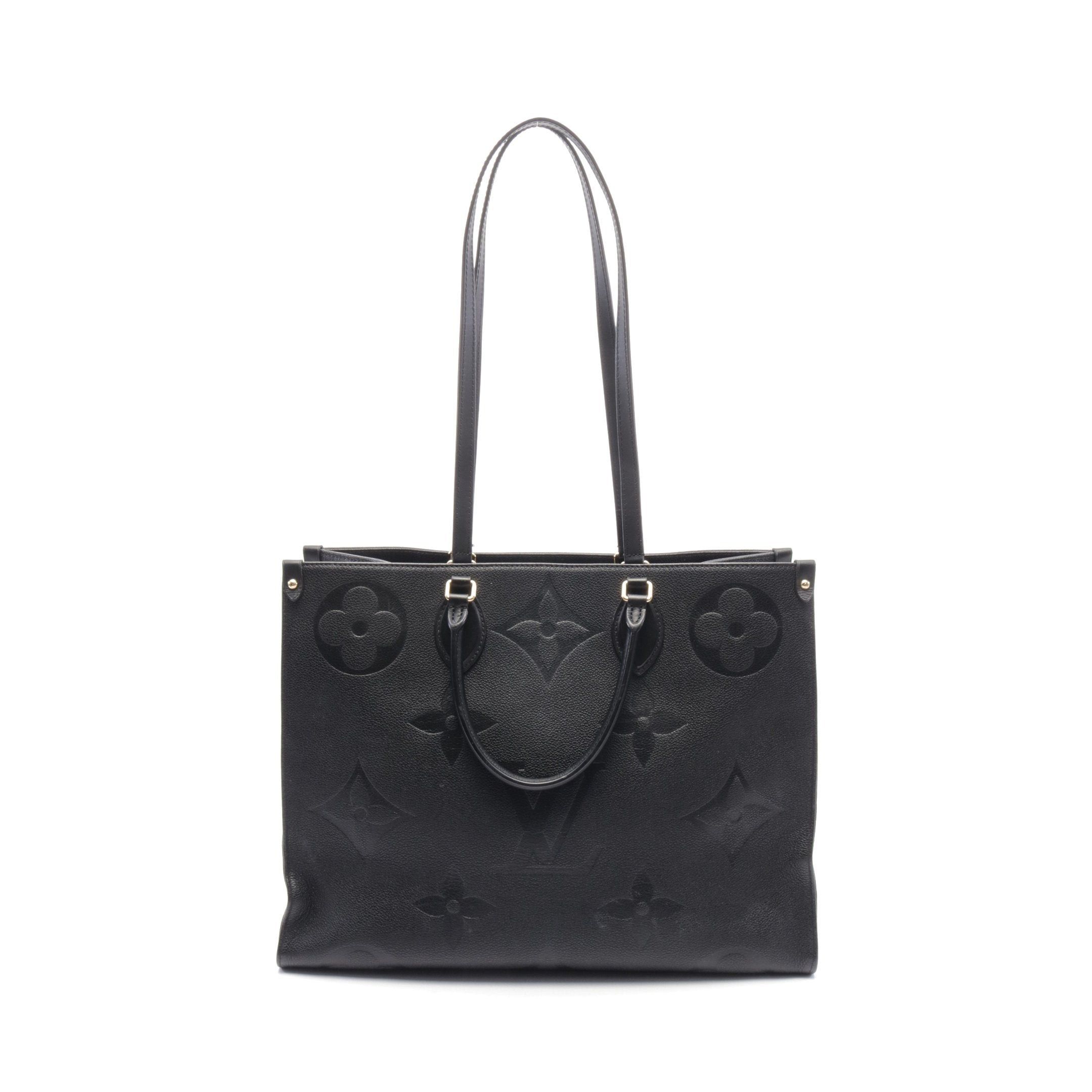Louis Vuitton Louis Vuitton On-The-Go Gm Monogram Empreinte Noir Shoulder Bag Tote Leather Black Size ONE SIZE - 1 Thumbnail
