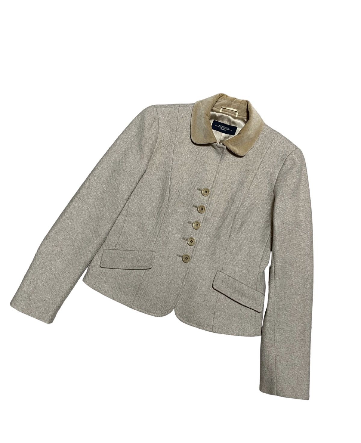 Max Mara × Vintage Blazer Max Mara vintage Size S / US 4 / IT 40 - 3 Thumbnail