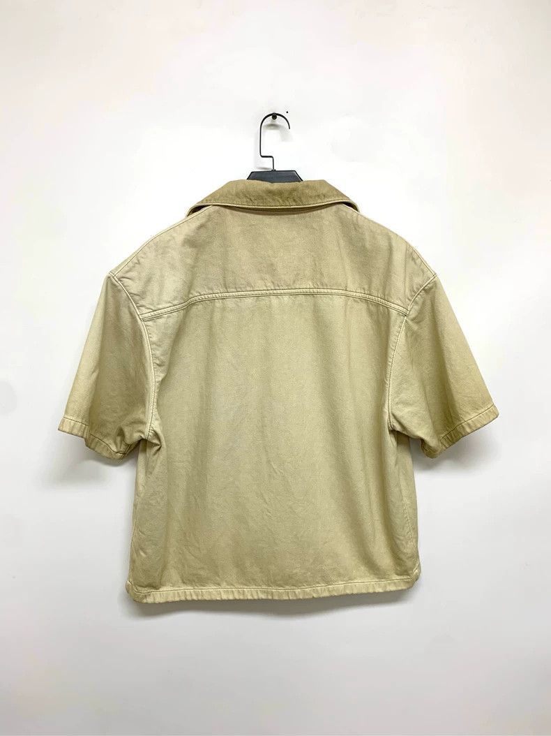 Prada Short Sleeve Denim Cardigan Top-2506