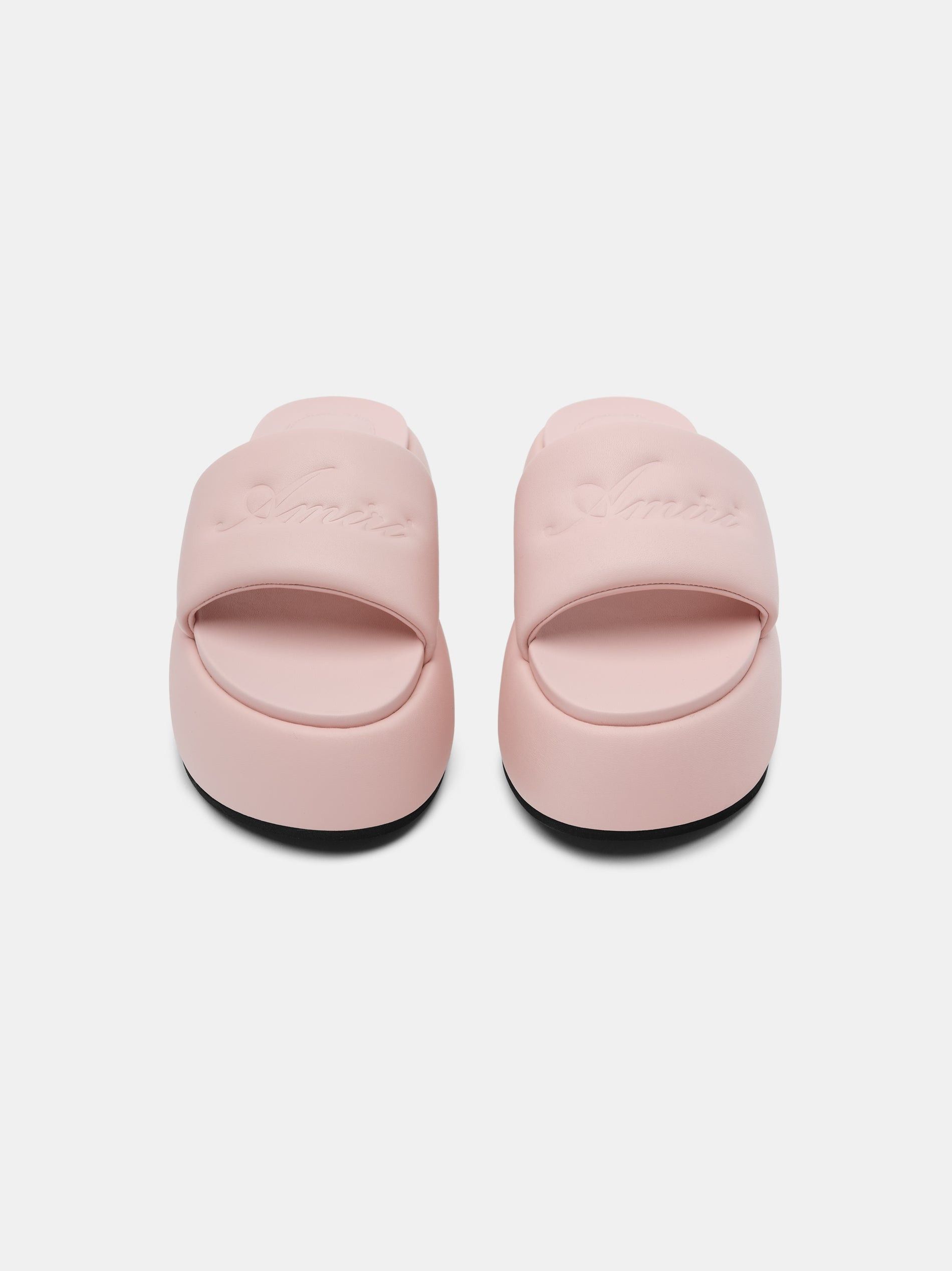Amiri oc11z0525 Script Platform Sandals in Pink Size US 9 / IT 39 - 3 Thumbnail