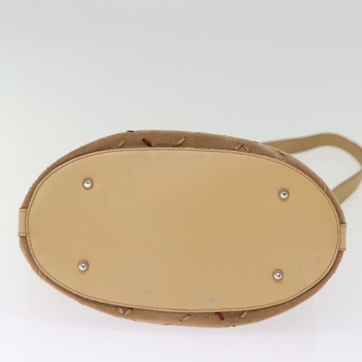 Burberry Burberry Shoulder Bag Suede Leather Beige Size ONE SIZE - 5 Thumbnail