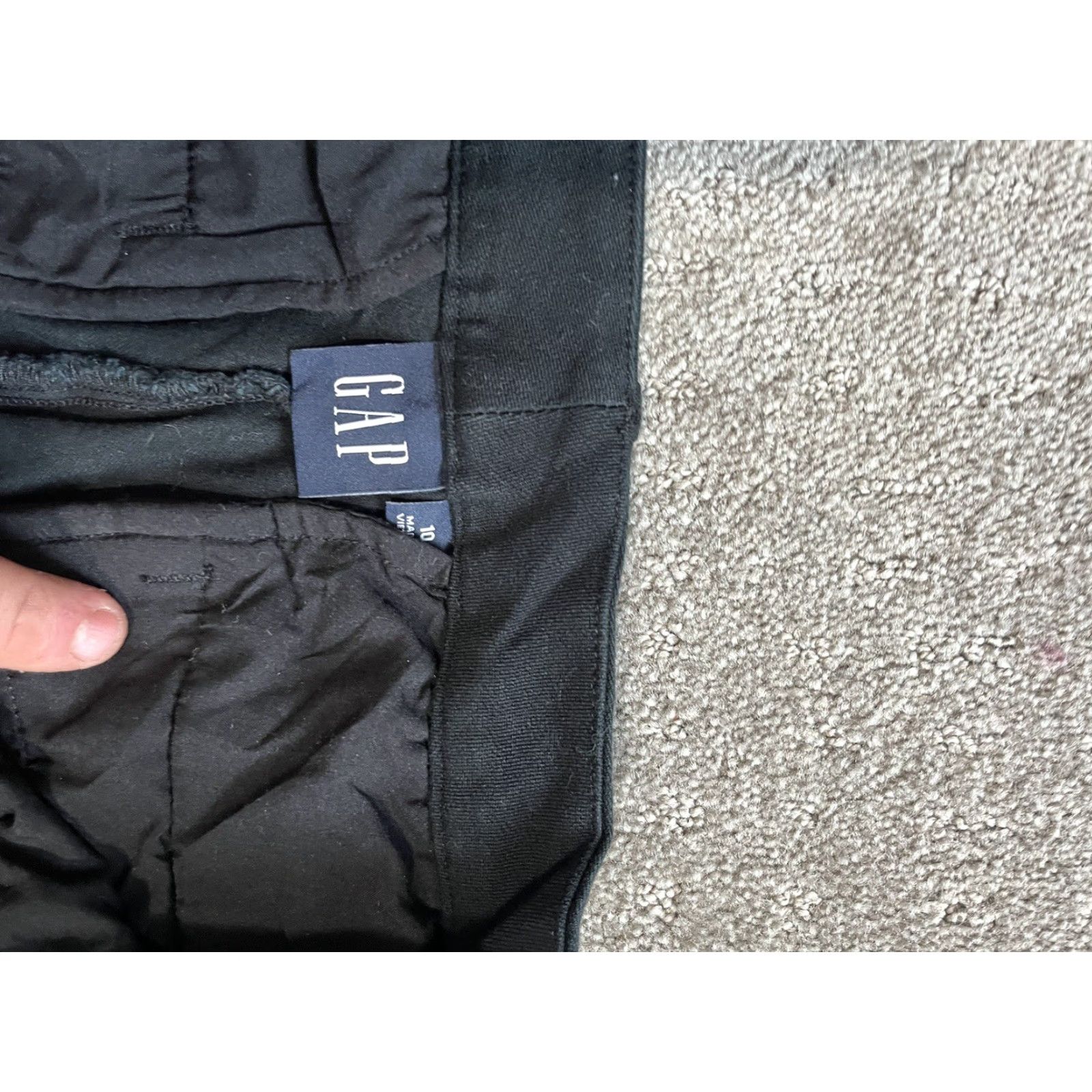 Gap VINTAGE Women's Gap Signature Skinny Ankle Pants Black Formal Sz 10 Size 32" / US 10 / IT 46 - 5 Thumbnail