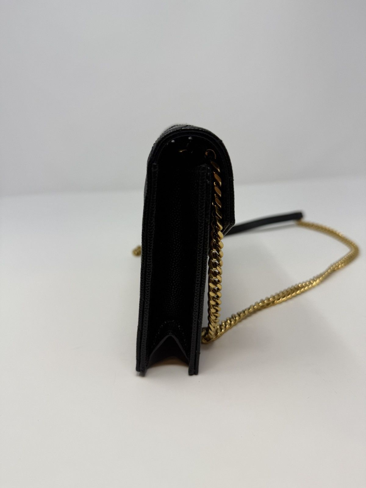 Yves Saint Laurent Saint Laurent Cassandre Envelope Chain Wallet Size ONE SIZE - 6 Thumbnail