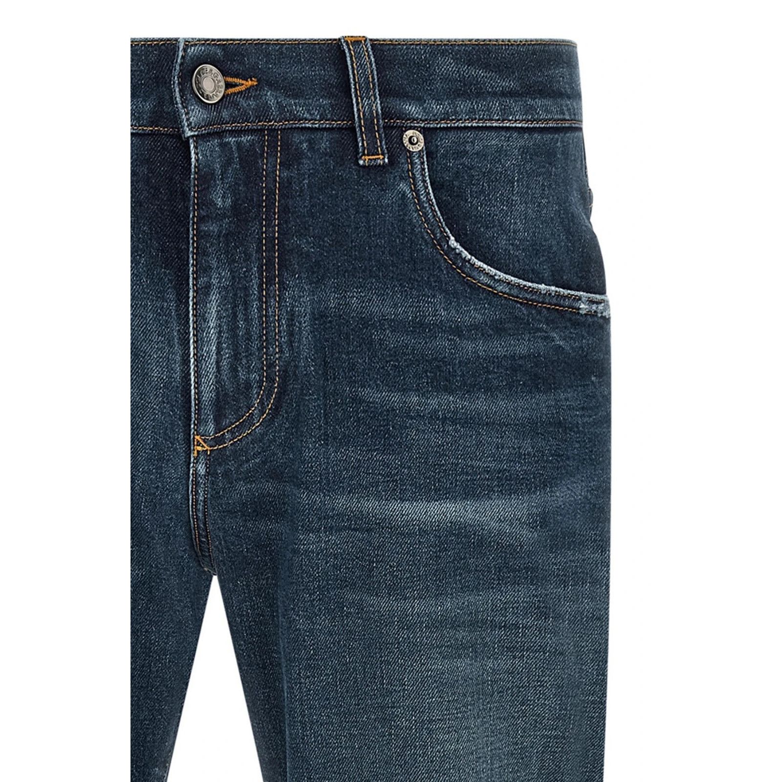 Dolce & Gabbana DOLCE&GABBANA Patch Blue Denim Jeans New & Authentic (Men's Size US 40 / EU 56 - 3 Thumbnail
