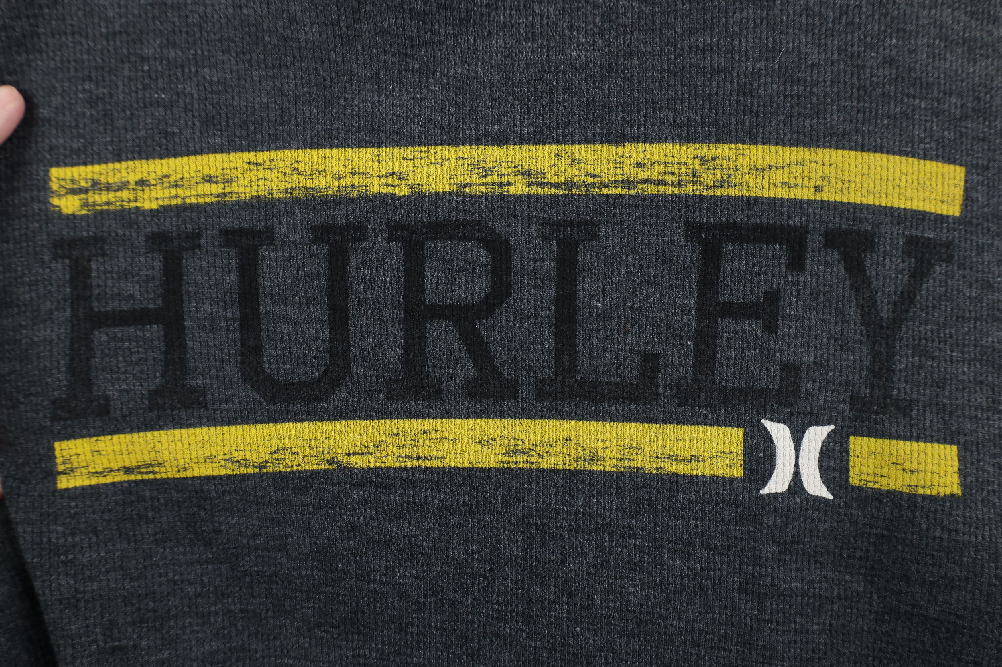 Hurley Vintage Y2K Hurley Surfing Spell Thermal Waffle Knit T-Shirt Size US M / EU 48-50 / 2 - 4 Thumbnail