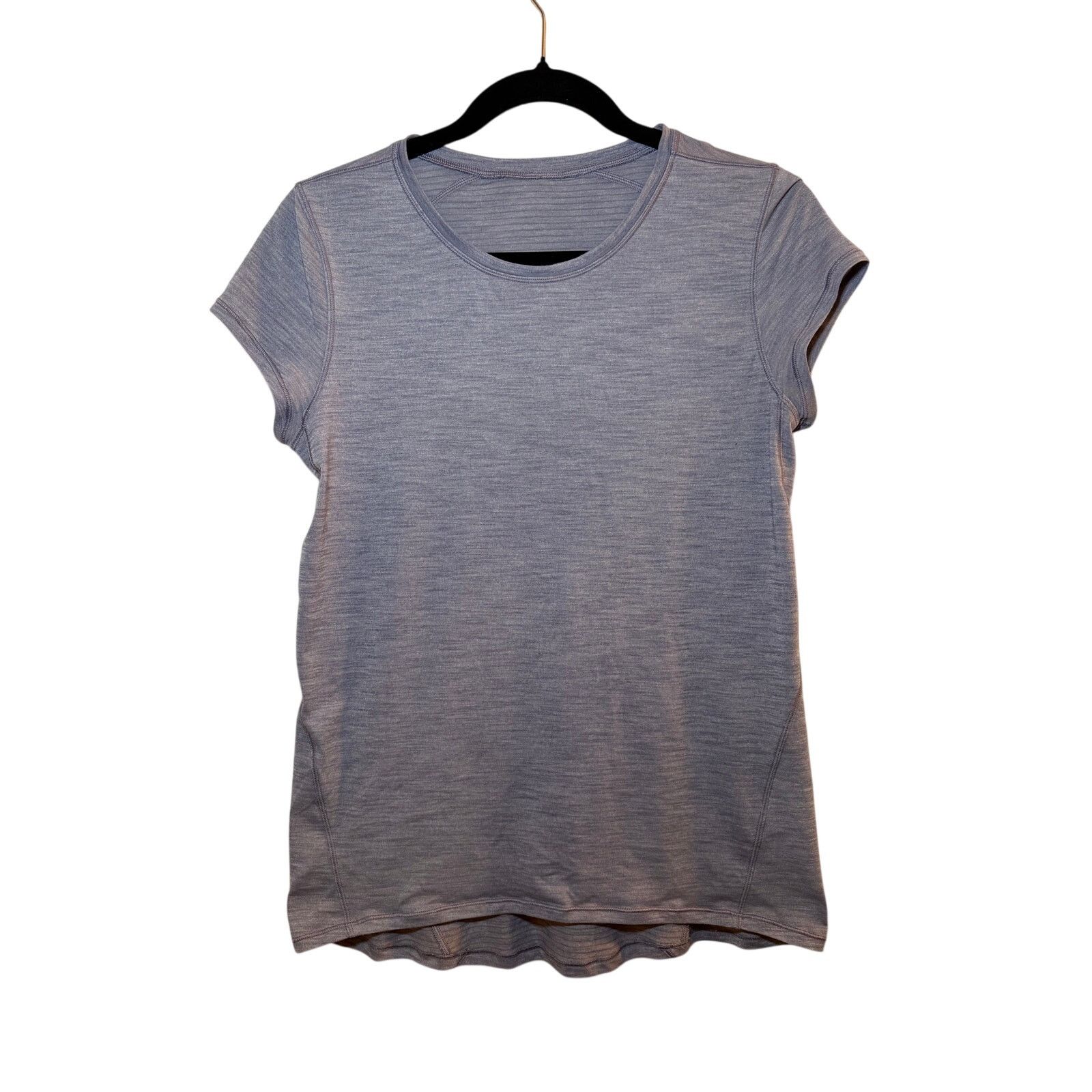Lululemon Lululemon Heathered Purple Short Sleeve Athletic Tee Size M / US 6-8 / IT 42-44 - 1 Thumbnail