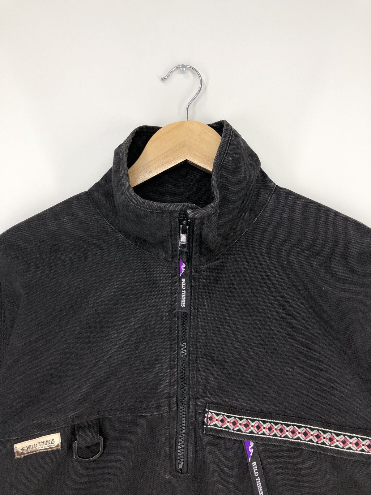 Wild Things Vintage Wild Things Equipment For Climbers Half Zip Jacket Size US M / EU 48-50 / 2 - 5 Thumbnail