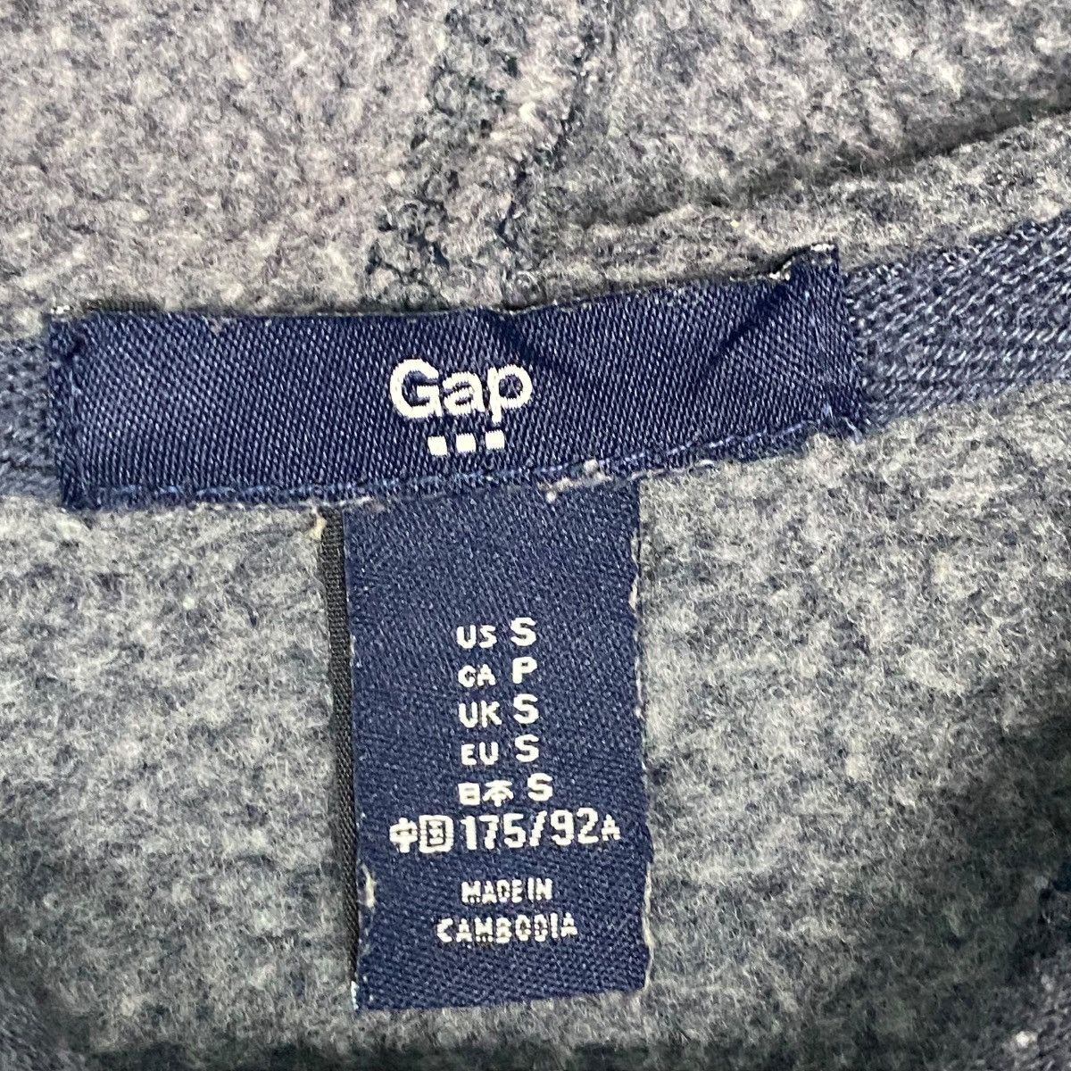 Vintage Vintage Gap Hoodie Big Logo Sweater Blue Pullover Size M Size US M / EU 48-50 / 2 - 5 Thumbnail