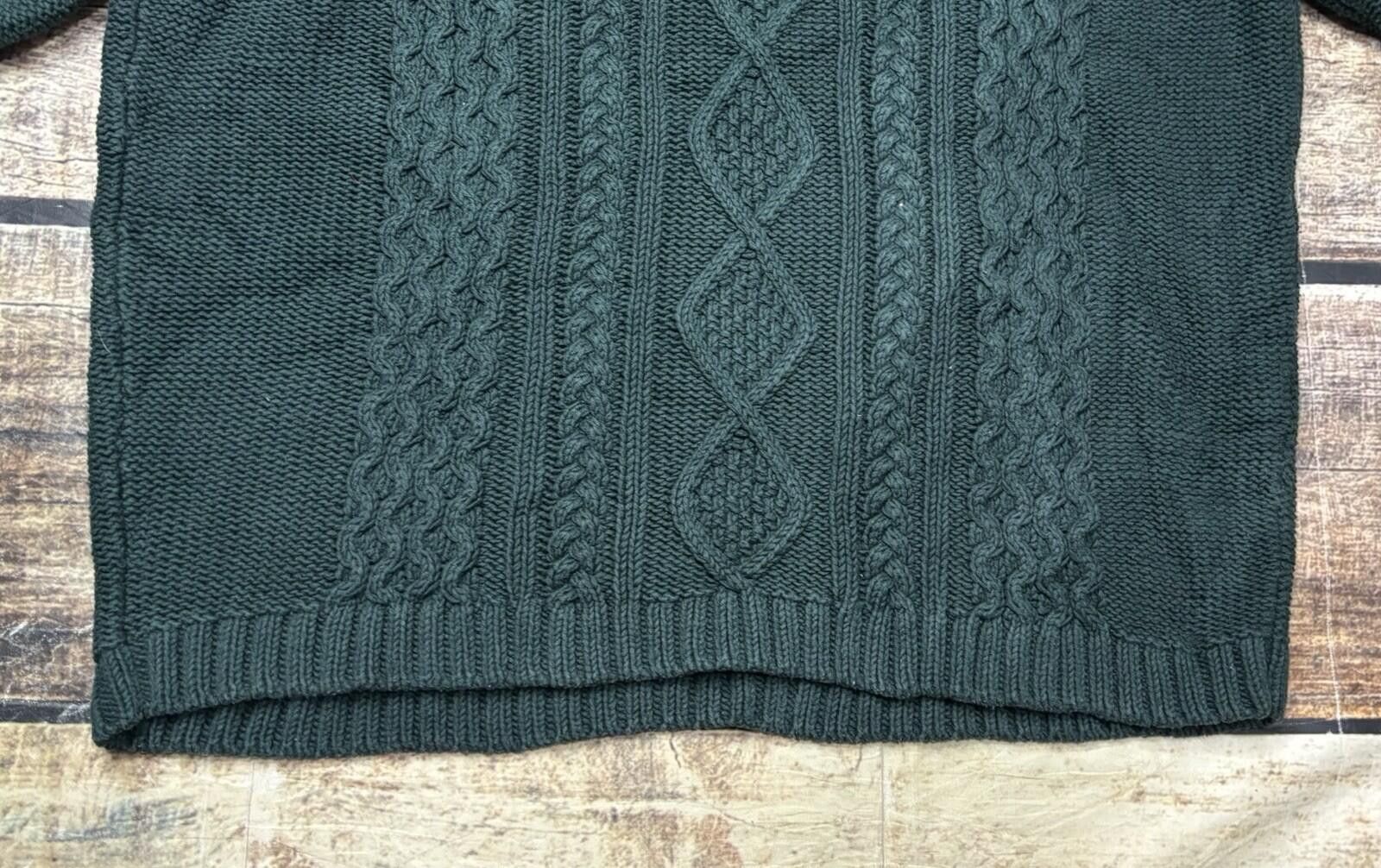 Eddie Bauer VTG Eddie Bauer Sweater Womens 2XL Fisherman Knit Turtleneck Size XXL / US 16-18 / IT 52-54 - 7 Thumbnail